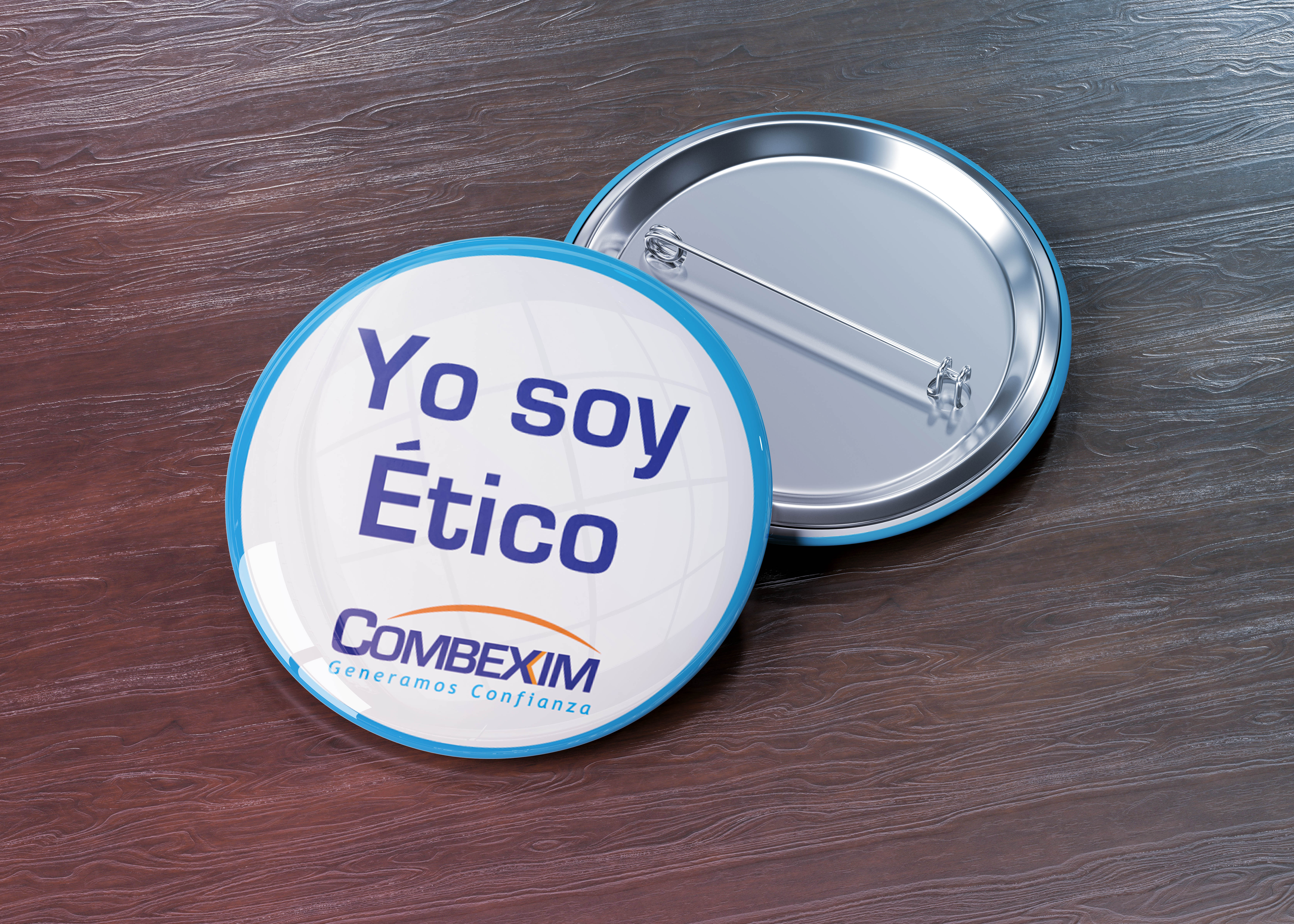 Mockup design for a pin